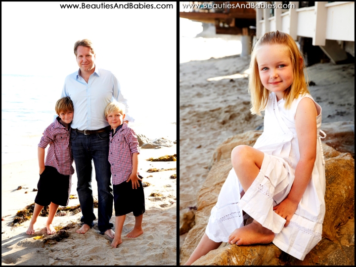 father and children professional pictures Los Angeles