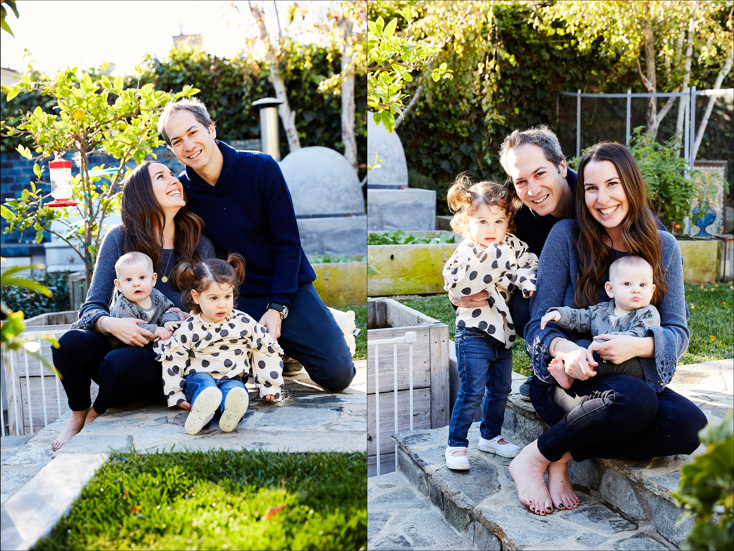 At-home family photography session Los Angeles, toddler baby kids and family photographer Los Angeles